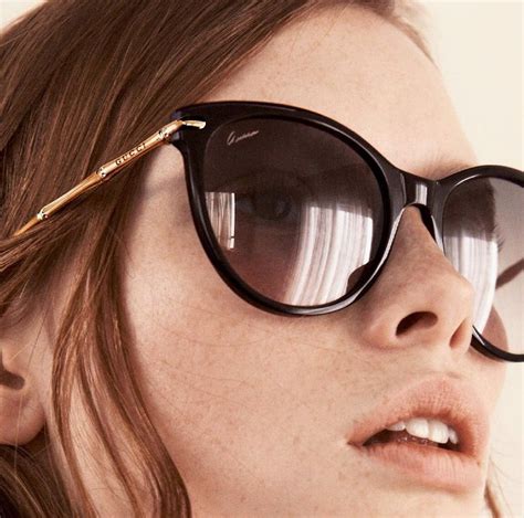 gucci cat eye sunglasses with metal bamboo temples|Gucci 55mm cat eye sunglasses.